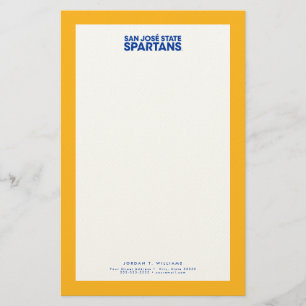 San Jose State Spartans Wordmark Stationery