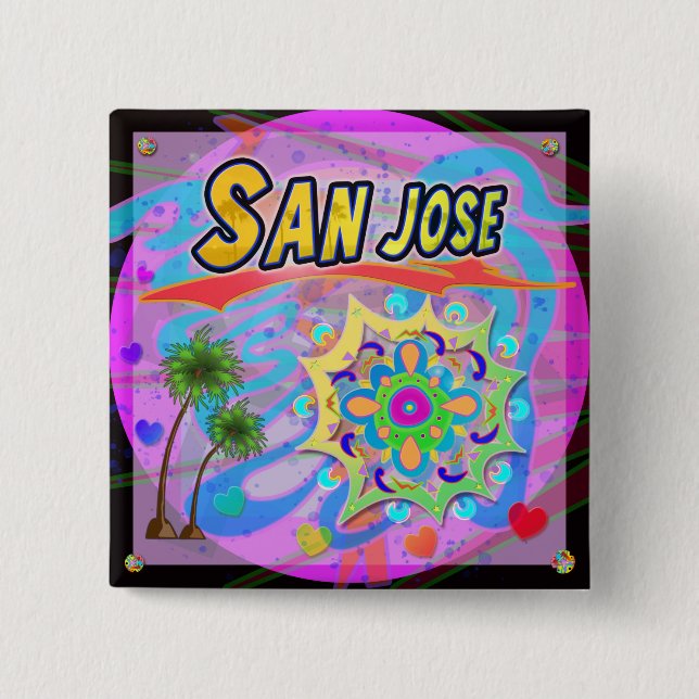 San Jose True Progress Button (Front)