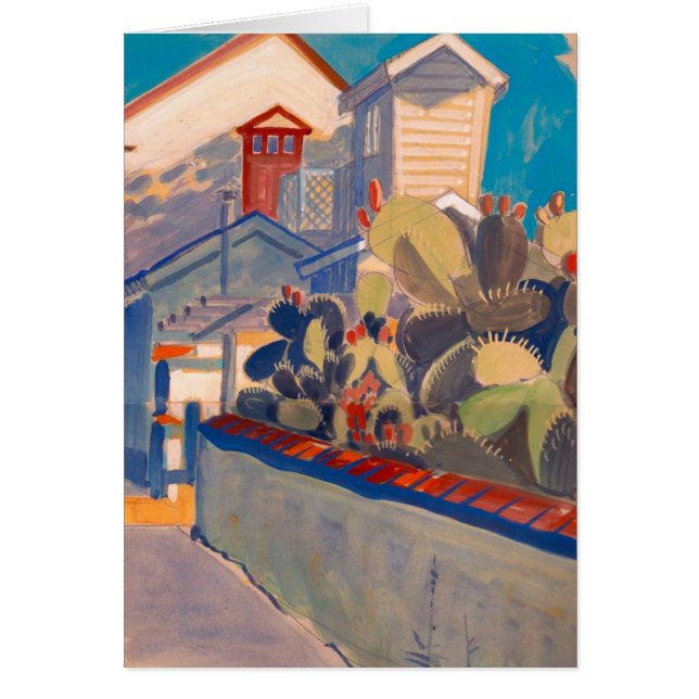 San Juan Bautista Mission Garden Card (Front)