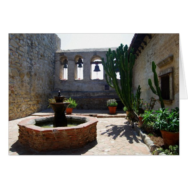 San Juan Capistrano Mission Courtyard (Front Horizontal)