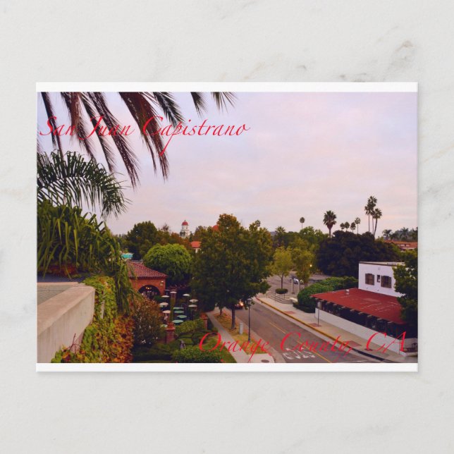 San Juan Capistrano Postcard (Front)