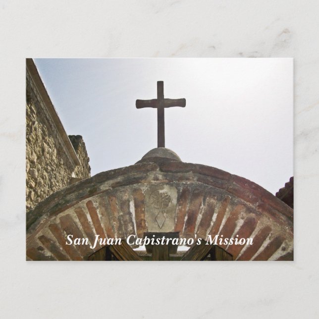 San Juan Capistrano's Mission Postcard (Front)