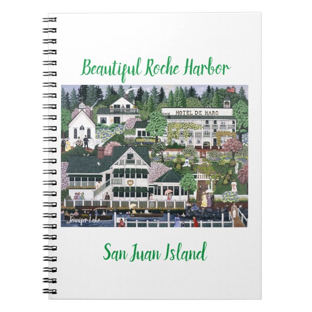 San Juan Island ~ Roche Harbour Notebook (Front)