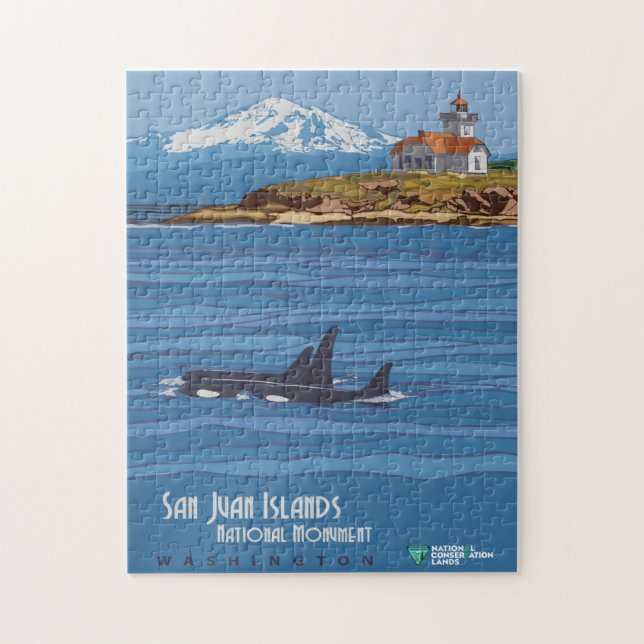 San Juan Islands National Monument Poster Jigsaw Puzzle (Vertical)