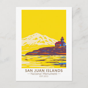 San Juan Islands National Monument Washington Postcard