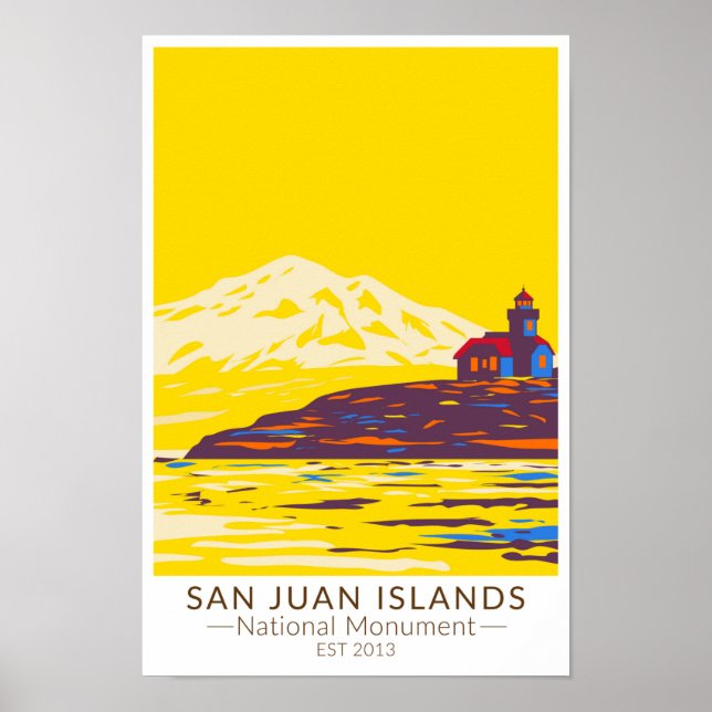 San Juan Islands National Monument Washington  Poster (Front)