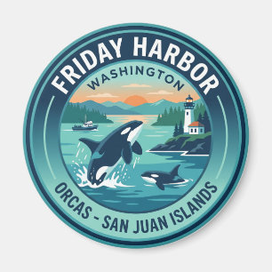 San Juan Islands USA Magnet