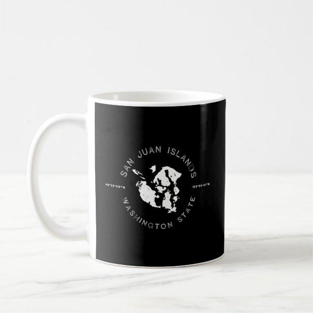 San Juan Islands Washington Coffee Mug (Left)