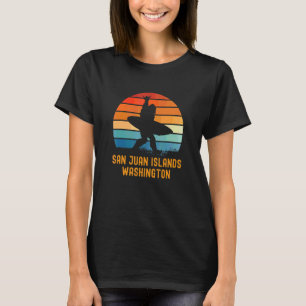 San Juan Islands Washington Sasquatch Souvenir T-Shirt