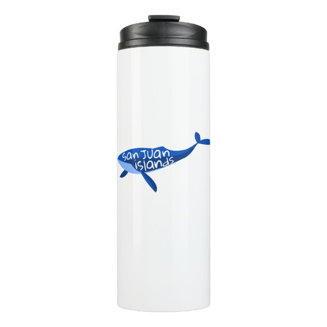 San Juan Islands Whale Thermal Tumbler (Front)
