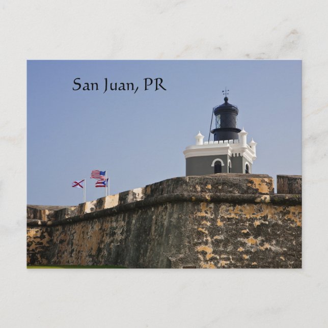 San Juan Lighthouse Postcard (Front)