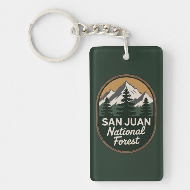 San Juan National Forest Key Ring (Front)