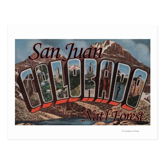 San Juan Nat'l Forest, Colorado Postcard