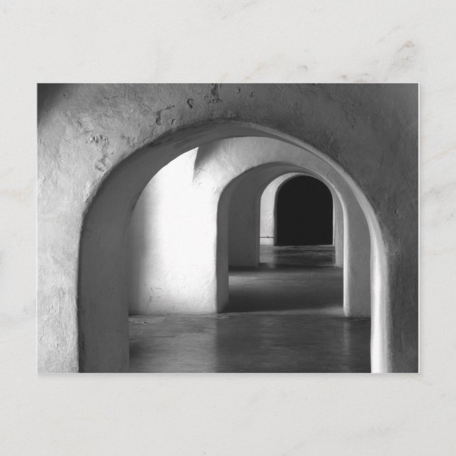 San Juan Puerto - Arches Postcard (Front)