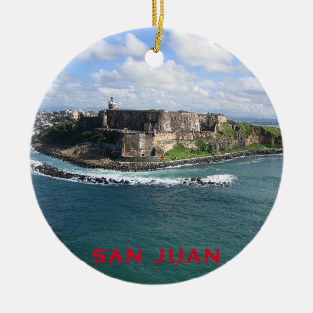San Juan Puerto Rico Christmas Ornament (Front)