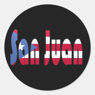 San Juan, Puerto Rico Classic Round Sticker