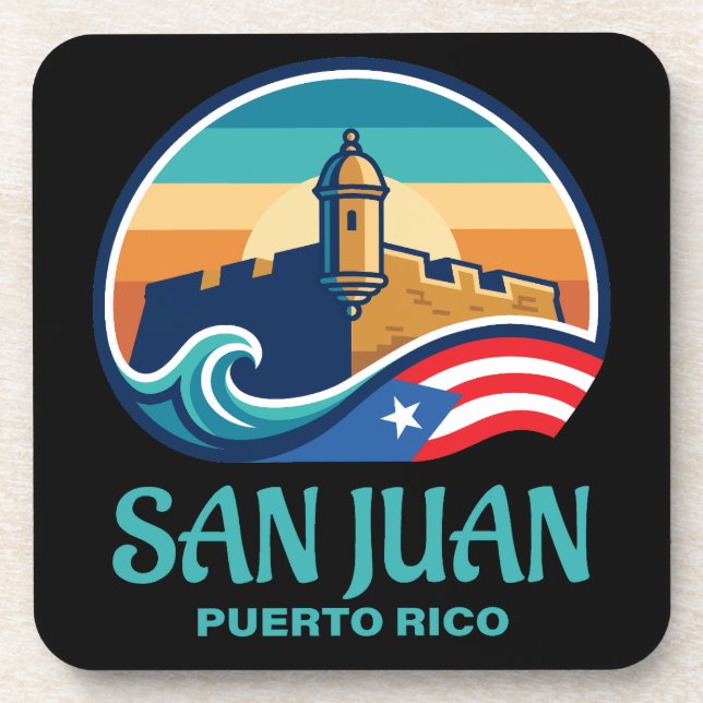 San Juan Puerto Rico Coaster (Front)