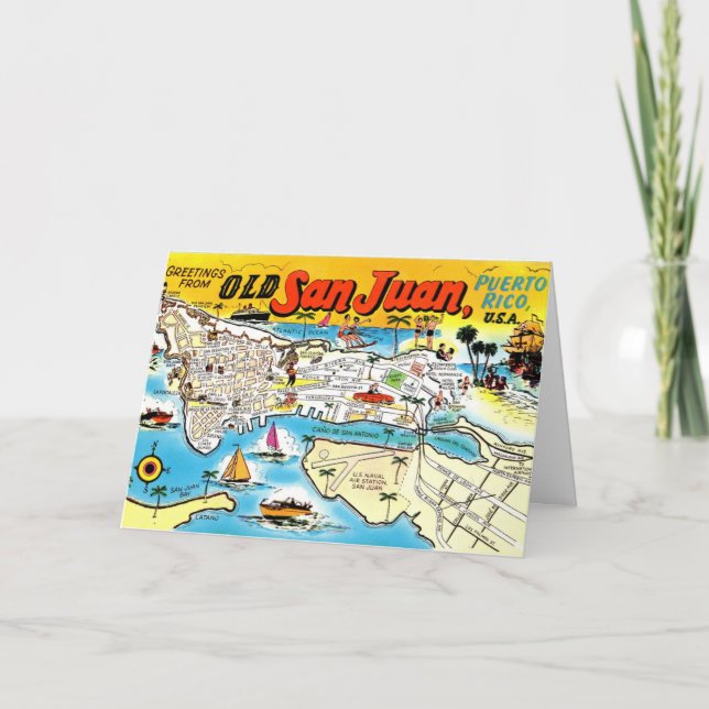 San Juan Puerto Rico Greeting Card (Front)