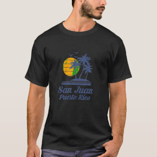 San Juan Puerto Rico Shirt Beach Tourist Souvenir