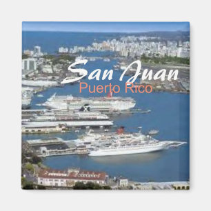 San Juan Puerto Rico Travel Souvenir Fridge Magnet