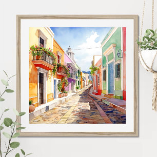 San Juan Puerto Rico Travel Wall Art