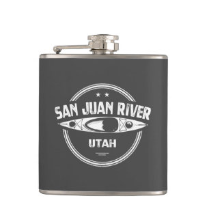 San Juan River, Utah Hip Flask