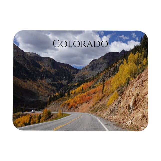 San Juan Skyway between Durango and Silverton Magnet (Horizontal)