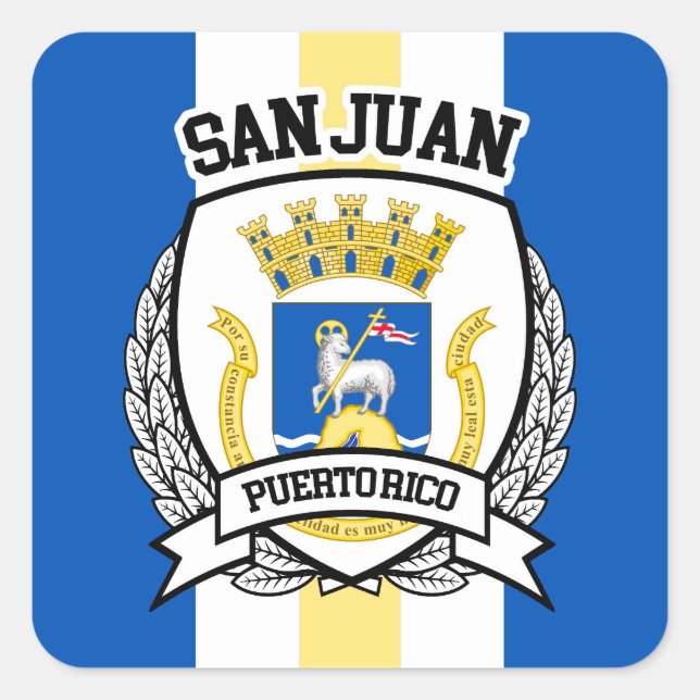 San Juan Square Sticker (Front)