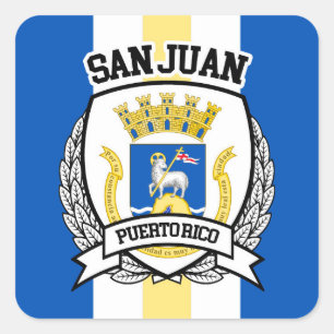 San Juan Square Sticker