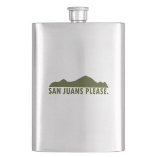San Juans Please Hip Flask