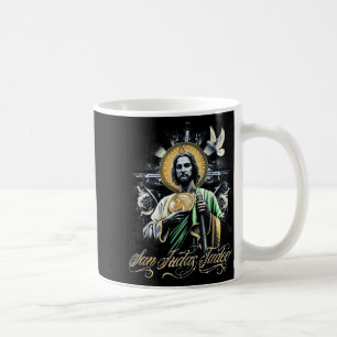 San Judas Tadeo Religious Art Catholic Saints Desi Coffee Mug