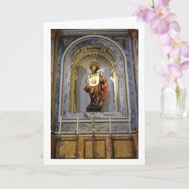 San Judas Tadeo, San Nicolás Church, Valencia City Card (Orchid)