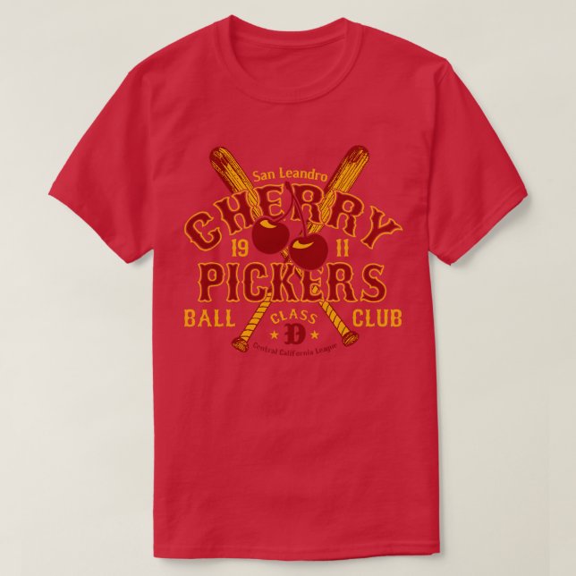 San Leandro Cherry Pickers T-Shirt (Design Front)