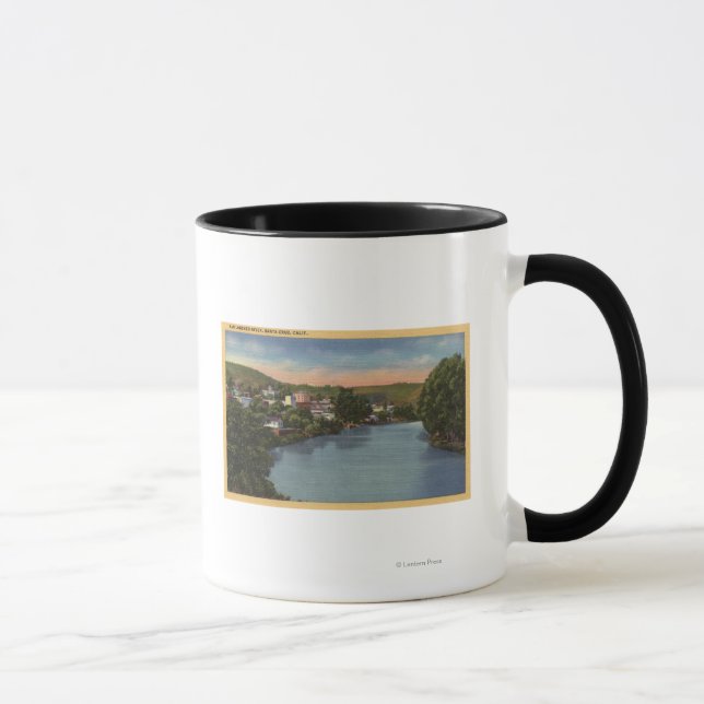 San Lorenzo River View of City Mug (Right)