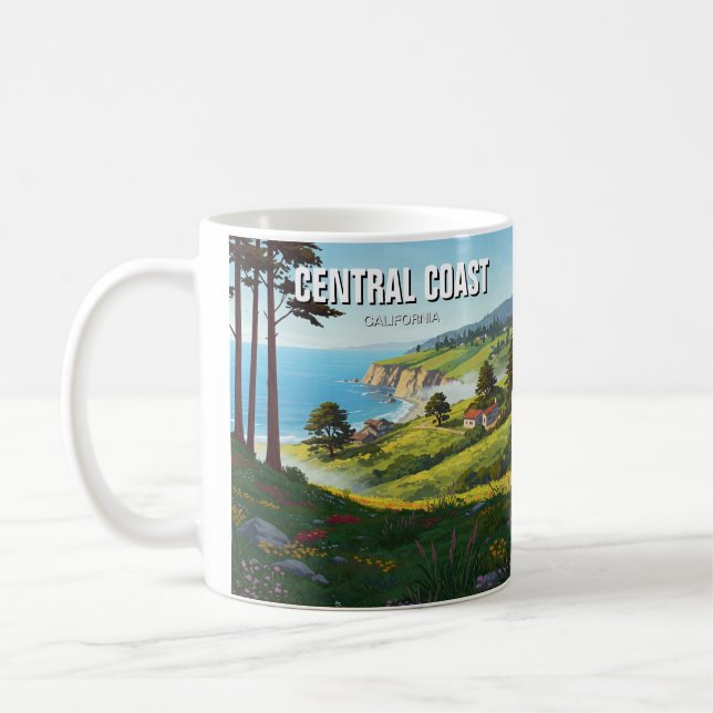 San Luis Obispo  California Central Coast Coffee Mug (Left)