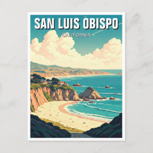 San Luis Obispo  California Central Coast Postcard