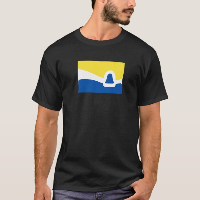 San Luis Obispo California Flag   T-Shirt (Front)