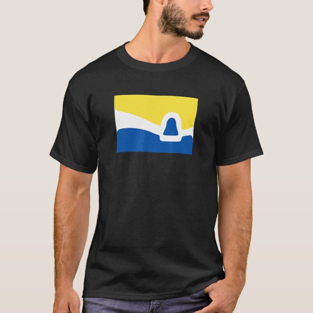 San Luis Obispo California Flag T-Shirt (Front)