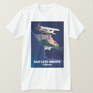 San luis obispo California map T-Shirt