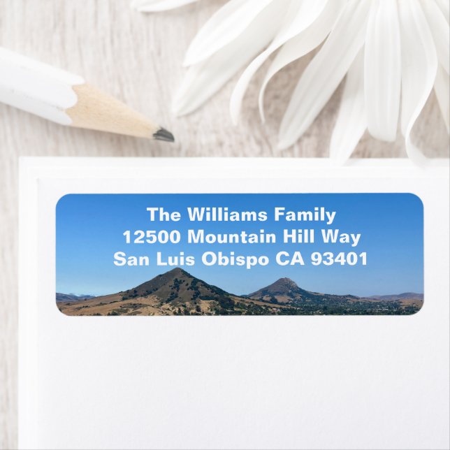 San Luis Obispo California Photo Return Address (Insitu)