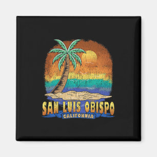 San Luis Obispo California Vintage Distressed Souv Magnet
