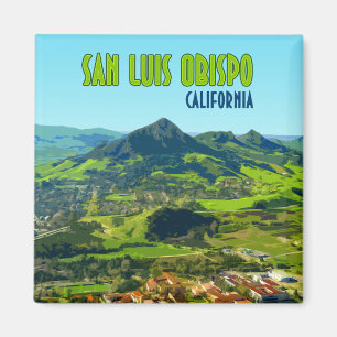 San Luis Obispo California Vintage Magnet