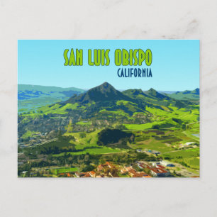 San Luis Obispo California Vintage Postcard