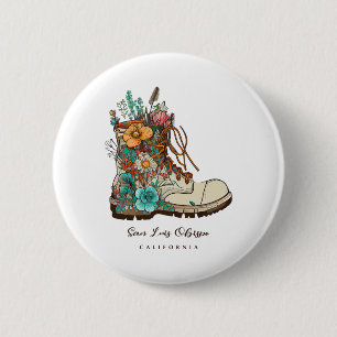 San Luis Obispo Hiking Outdoors Souvenir 6 Cm Round Badge