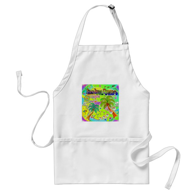 San Luis Obispo Mind Focus Apron (Front)