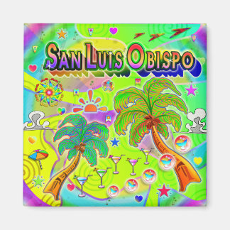 San Luis Obispo Mind Focus Magnet