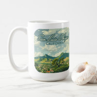 San Luis Obispo SLO California Central Coast Retro
