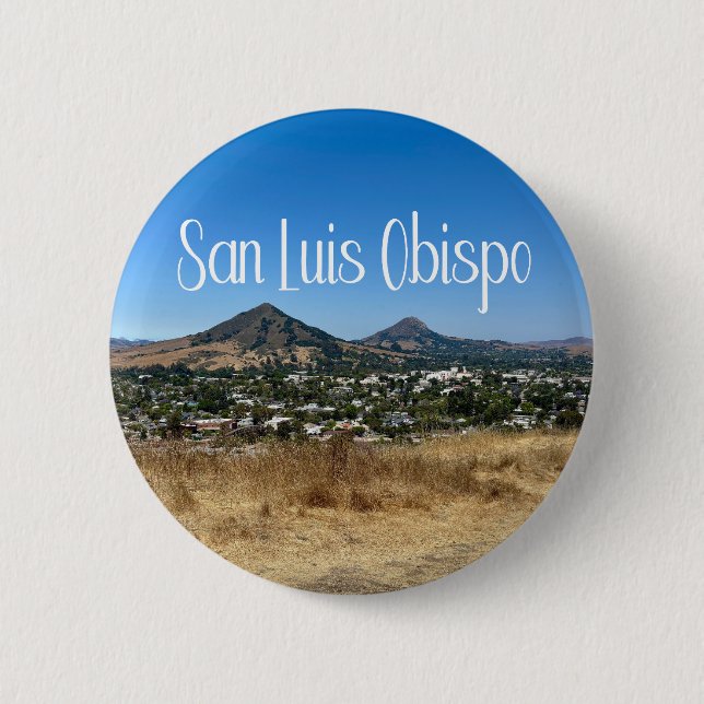San Luis Obispo Terrace Hill Photography 6 Cm Round Badge (Front)