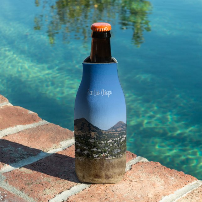 San Luis Obispo Terrace Hill Photography Bottle Cooler (In Situ Pool)
