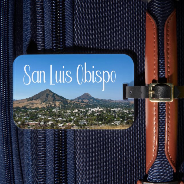 San Luis Obispo Terrace Hill Photography Luggage Tag (Front Insitu 4)